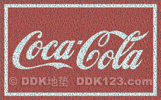 PVC絲圈材質商標地墊廣告logo地墊-2