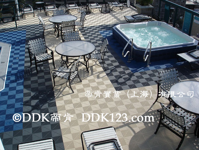 戶外浴池地面鋪裝材料,浴場(chǎng)防滑地墊